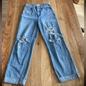 Madewell Baggy Straight Jeans 24